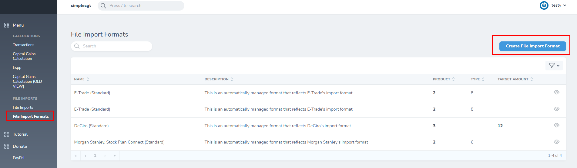 File Import Formats A